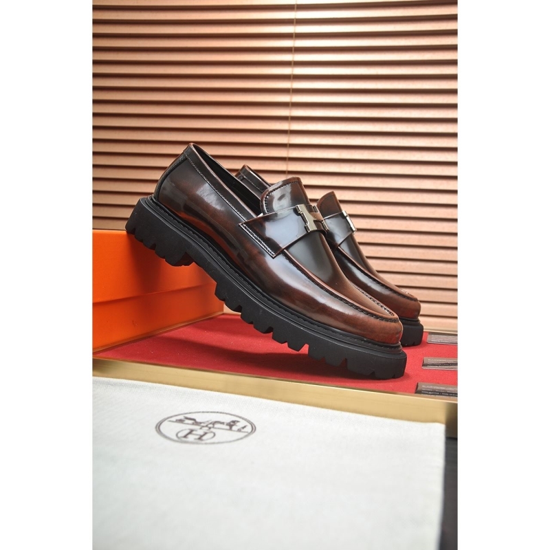 H**mes leather shoes